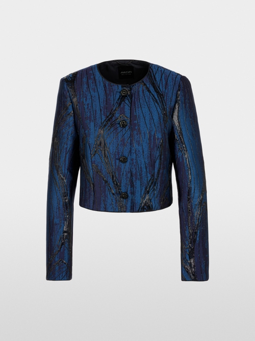 Short bolero jacket with coating
