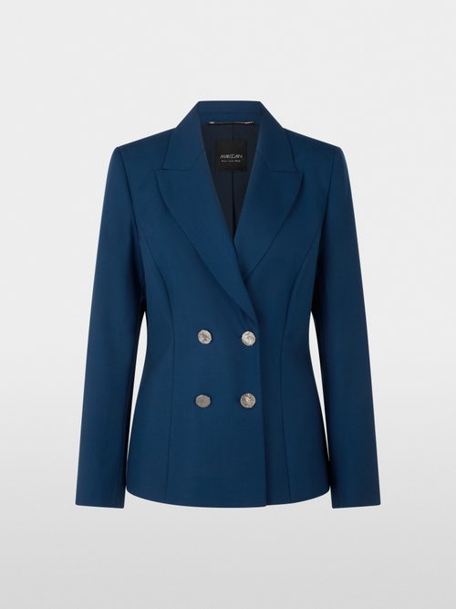Double-breasted new wool blazer