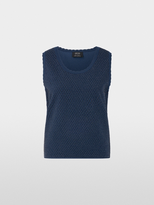 ‘Knitted in Germany’ top with lurex
