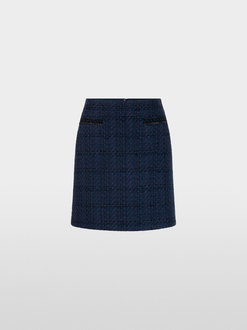 Tweed mini skirt