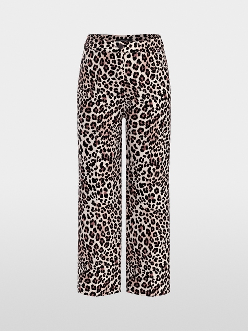 WUKARI wide fit fabric trousers