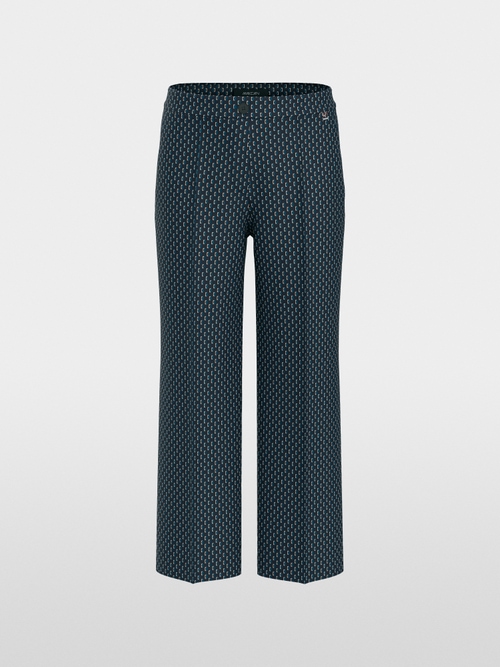 WUKARI wide fit fabric trousers