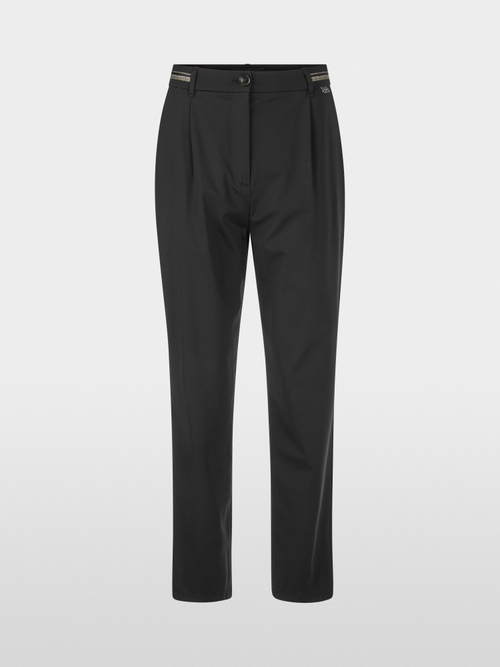 FAQUS feminine fit fabric trousers