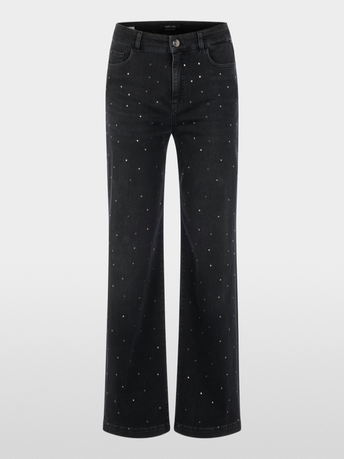 WIGAN wide fit jeans with studs