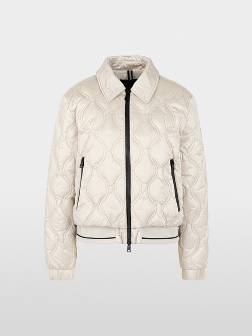 Veste matelassée avec détails contrastés