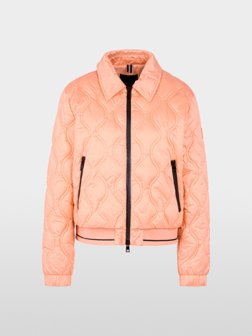 Veste matelassée avec détails contrastés
