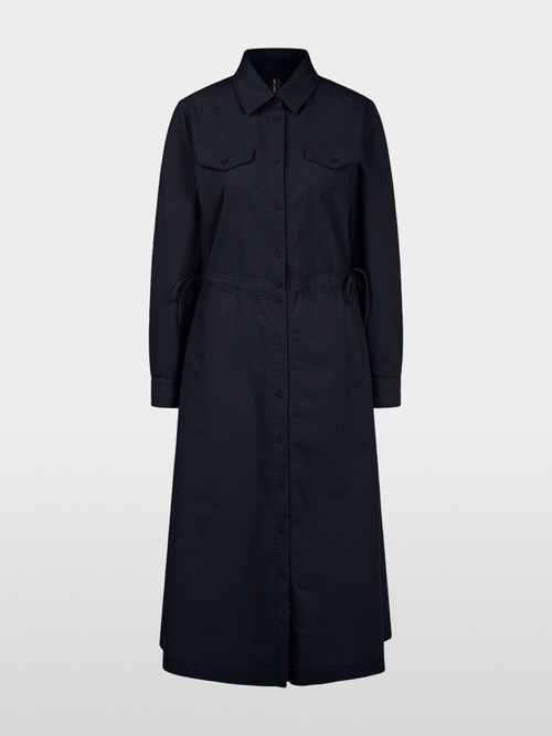 Corduroy dress with drawstring