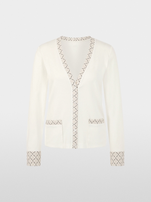 Veste en jersey avec détails imprimés