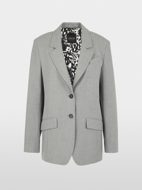 Blazer with patterned lining