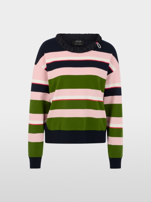 ‘Knitted in Germany’ striped jumper