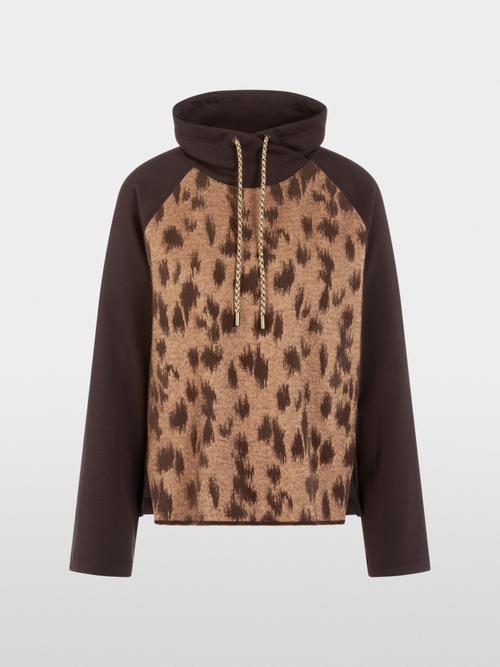 ‘Knitted in Germany’ leo print jumper