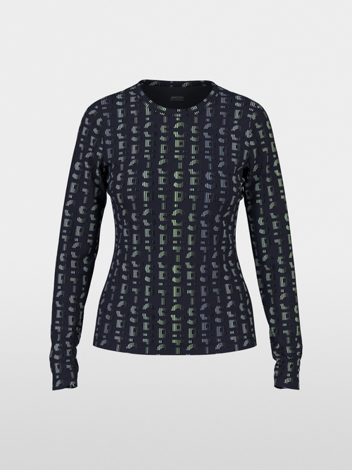 Long-sleeved shirt with graphic print