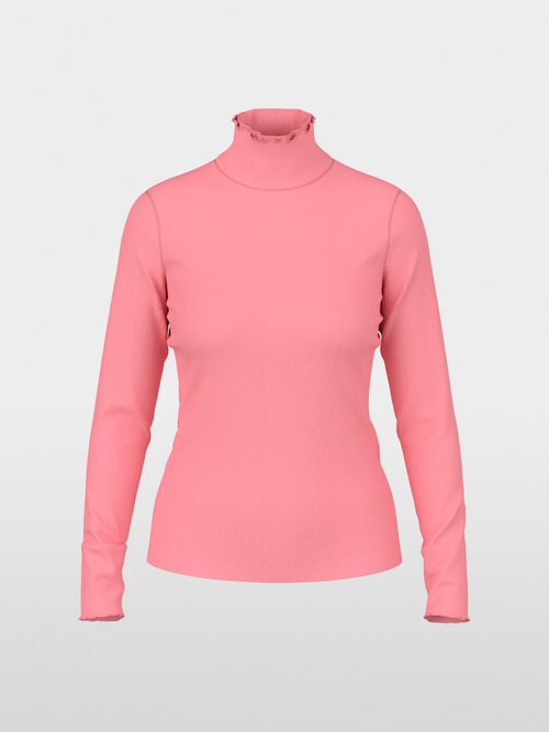 Fitted turtleneck shirt