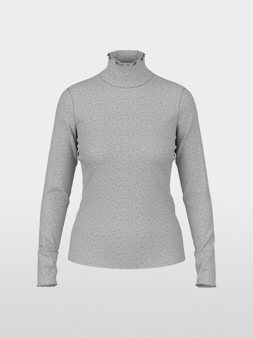 Fitted turtleneck shirt