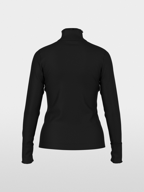 Fitted turtleneck shirt