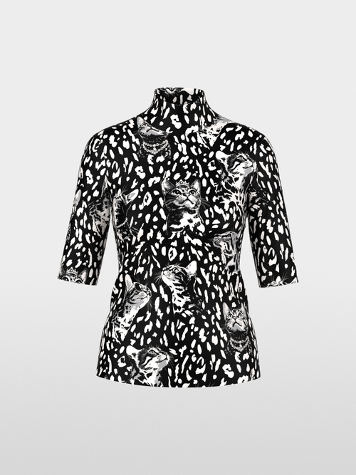 Printed cotton shirt