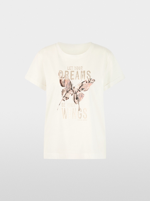 Cotton T-shirt with sequins