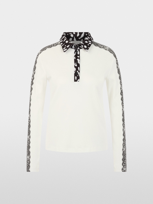 Long-sleeved polo shirt