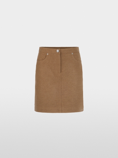 New wool mini skirt