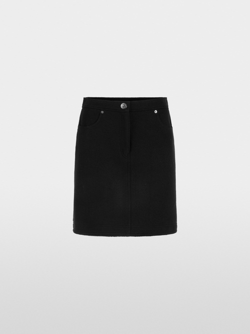 New wool mini skirt
