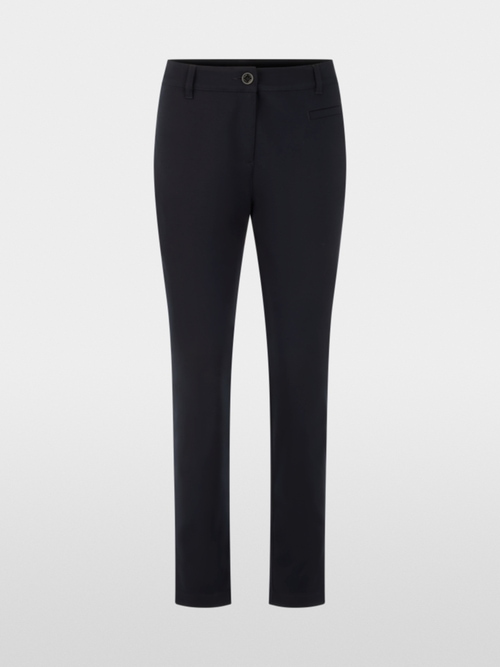 SILEA slim fit fabric trousers