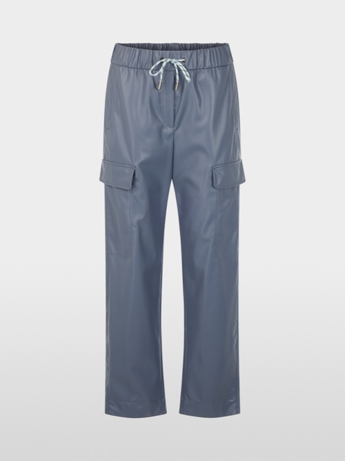 WUXI faux leather trousers