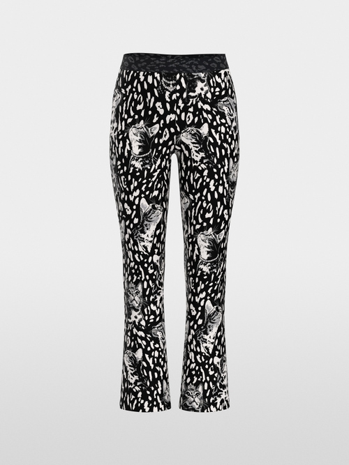 FREDERICA pull-on trousers with print