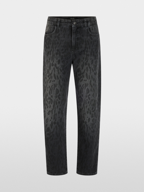 RUMA jeans with leopard print