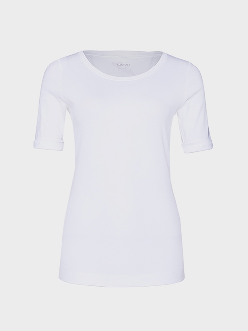 T-shirt en fin jersey côtelé