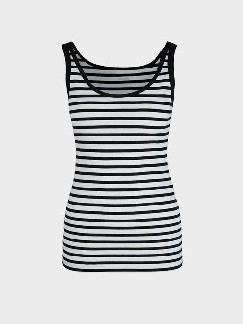 Hooped top with a ribbed design