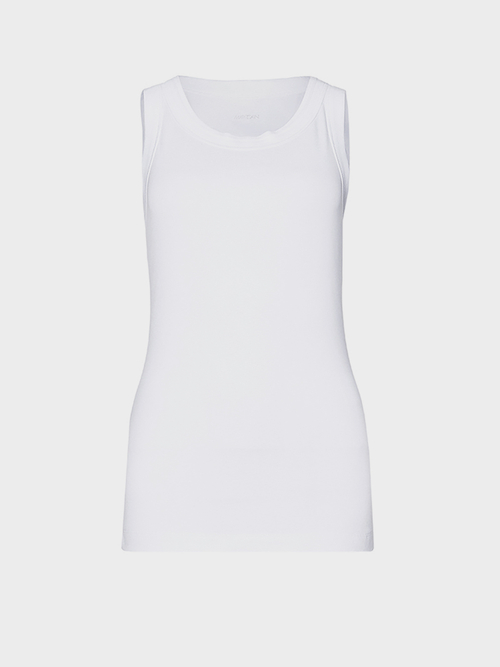 Tank Top aus Ripp-Jersey