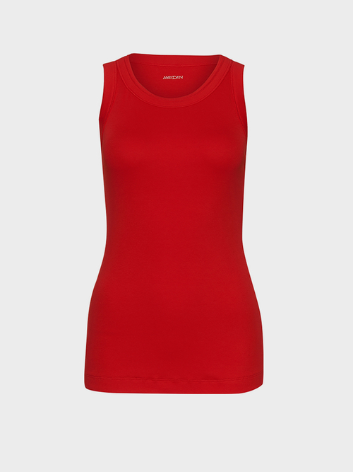Tank Top aus Ripp-Jersey