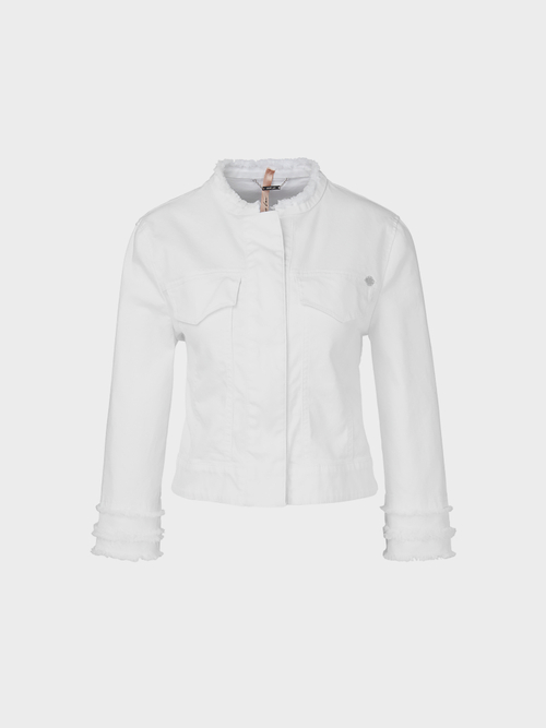 Jeansjacke mit Reißverschluss