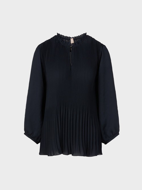 Plissierte Bluse