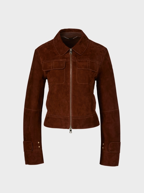 Edle Velourslederjacke