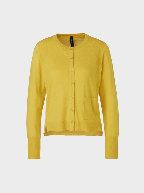 Feinstrickjacke mit Seide