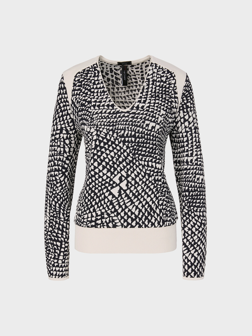 Jacquardpullover Knitted in Germany