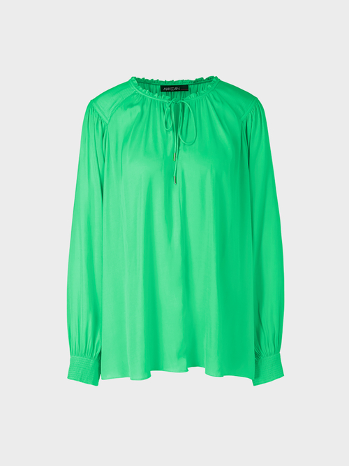 Verspielte Bluse mit Volumen