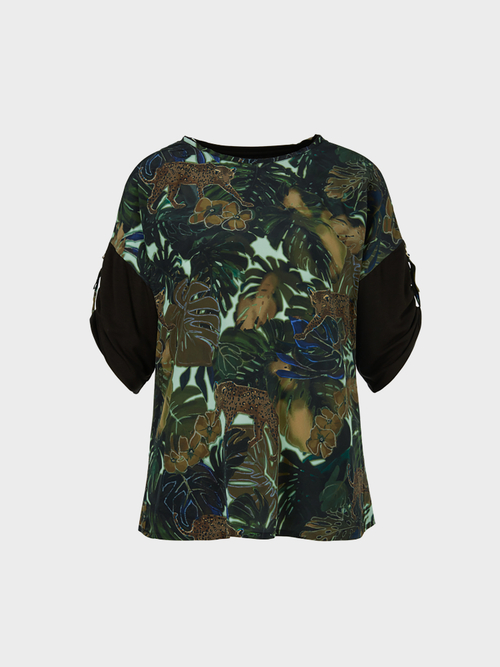 Blusenshirt mit Seide