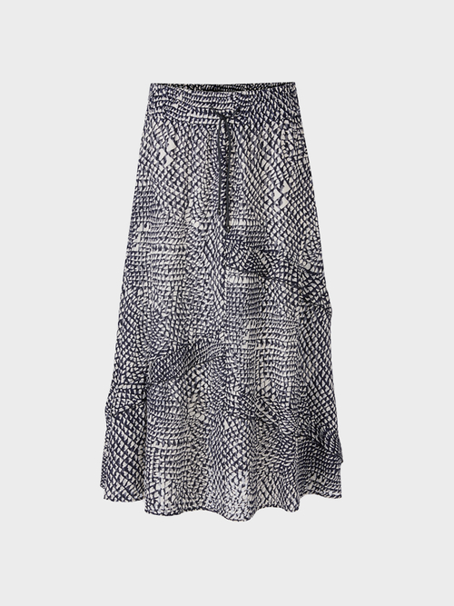 Feminine fil coupé skirt