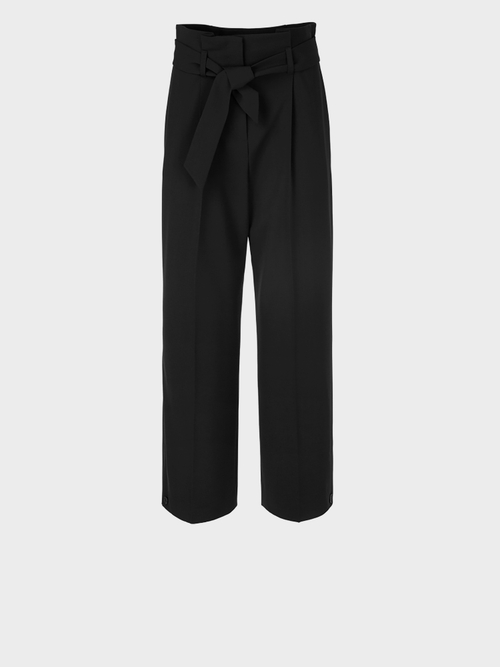 Paperbag pants with pure new wool