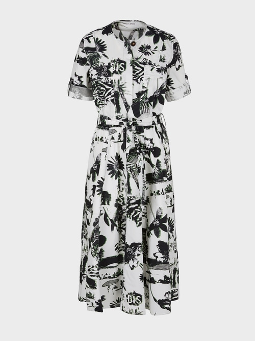 Kleid mit Bahamas-Print