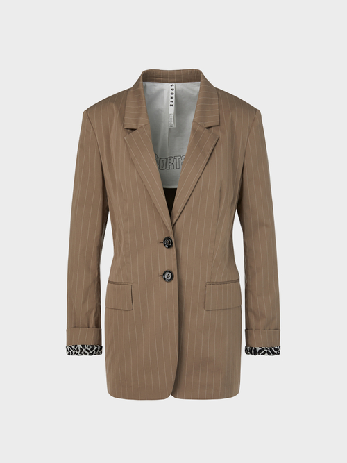 Blazer mit Nadelstreifen