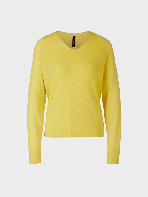 Pullover mit Kontrastfarbstreifen