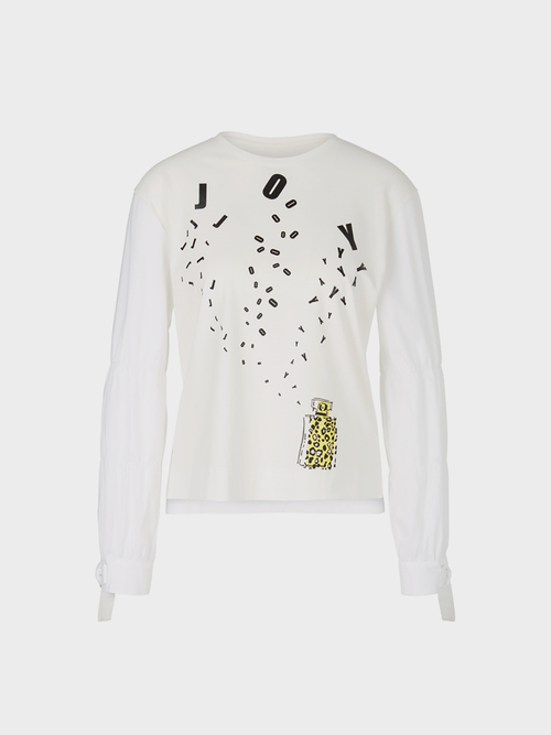 Top with blouse sleeves