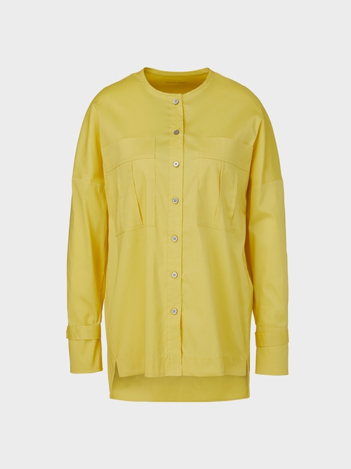 Bluse mit verlängertem Rückenteil