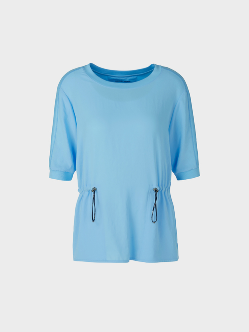 Blusenshirt aus Materialmix