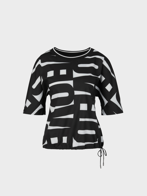 Blusenshirt mit "Love"-Letterprint