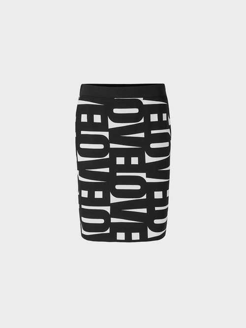 Skirt with Love lettering print