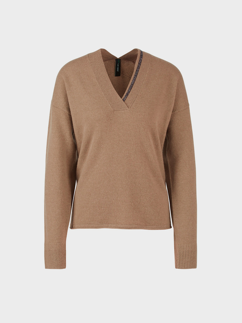 Sweater with rhinestone detail